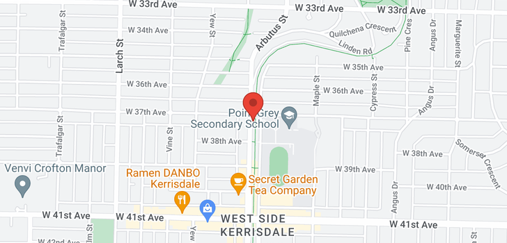map of 315 5325 WEST BOULEVARD